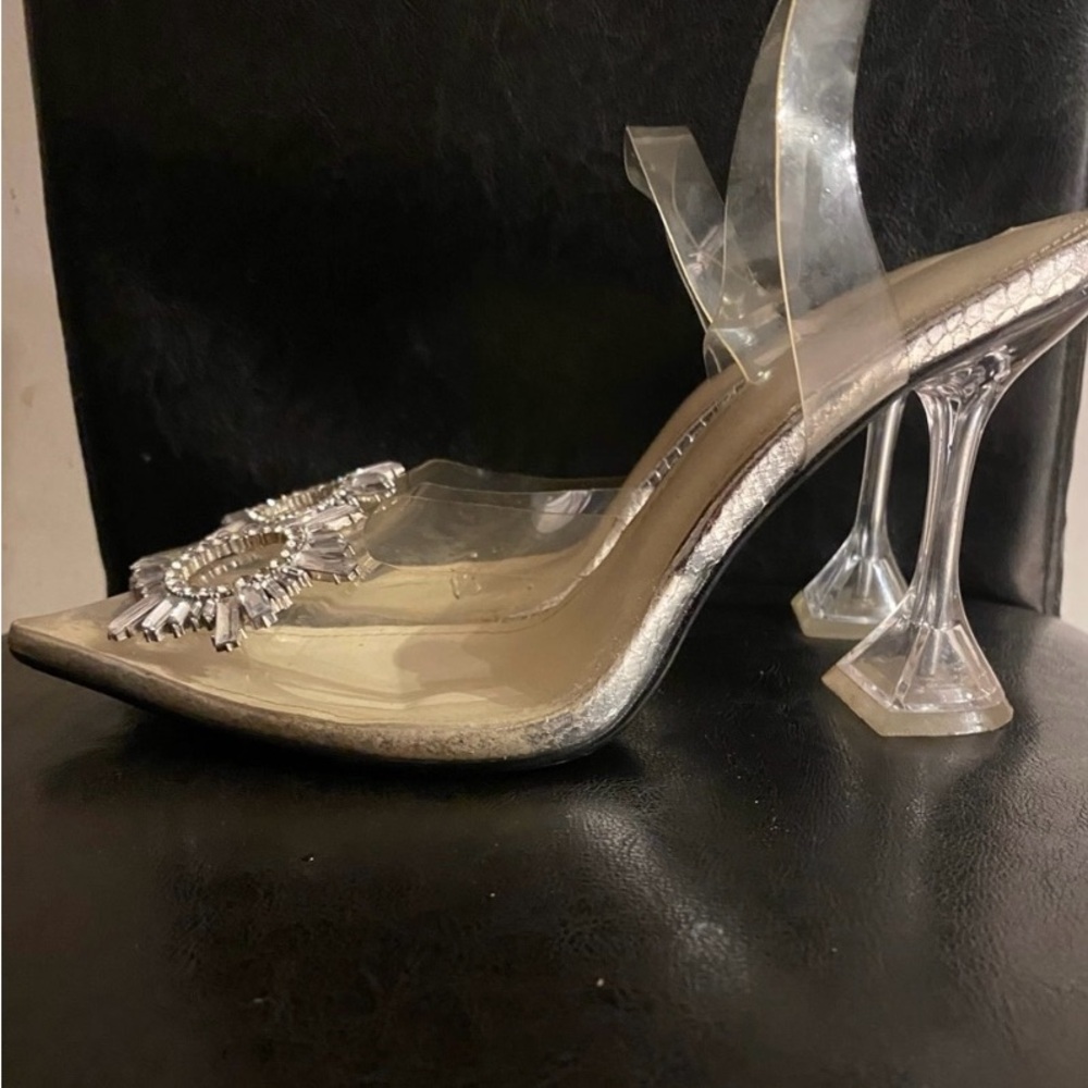Clear Christmas pumps
